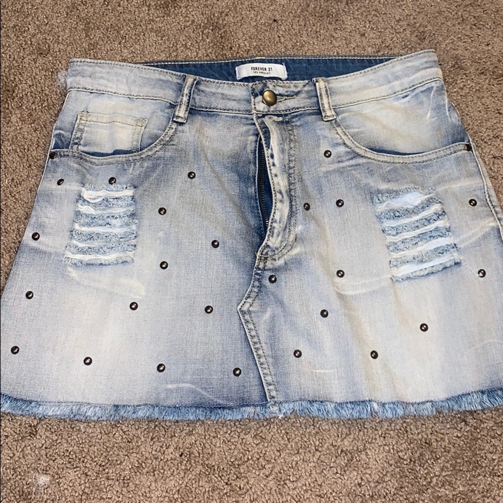 Forever 21 skirt embellished skirt